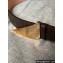 Fendi Width 4cm Bag Bugs Eye leather Belt Coffee/Gold