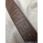 Fendi Width 4cm Bag Bugs Eye leather Belt Coffee/Gold