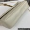 Saint Laurent calypso Bag in plunged lambskin 734153 Vintage White