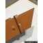 Fendi Width 6cm Baguette Wide leather belt Brown