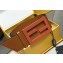 Fendi Width 6cm Baguette Wide leather belt Brown