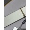 Fendi Width 6cm Baguette Wide leather belt White