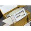 Fendi Width 6cm Baguette Wide leather belt White