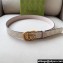 Gucci Width 3cm GG Marmont reversible belt 659416 GG Supreme canvas Beige