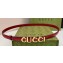 Gucci Width 1.5cm Gucci buckle thin belt 751602 Red/Gold