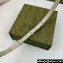 Gucci Width 1.5cm Gucci buckle thin belt 751602 White/Silver