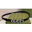 Gucci Width 1.5cm Gucci buckle thin belt 751602 Black/Silver