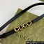 Gucci Width 1.5cm Gucci buckle thin belt 751602 Black/Gold