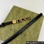 Gucci Width 1.5cm Gucci buckle thin belt 751602 Black/Gold