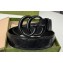 Gucci Width 4cm GG Marmont Matelassé wide belt 400593 Black