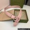 Gucci Width 4cm GG Marmont Matelassé wide belt 400593 Pink