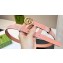 Gucci Width 2cm GG Marmont reversible thin belt 659418 GG Supreme canvas Pink/Gold