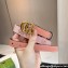 Gucci Width 2cm GG Marmont reversible thin belt 659418 GG Supreme canvas Pink/Gold