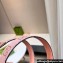 Gucci Width 2cm GG Marmont reversible thin belt 659418 GG Supreme canvas Pink/Gold