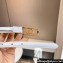 Gucci Width 1.5cm Thin belt with Interlocking G buckle 751556 White/Gold
