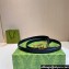 Gucci Width 1.5cm Thin belt with Interlocking G buckle 751556 Black/Gold