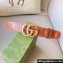 Gucci Width 4cm GG Marmont Matelassé wide belt 400593 Brown/Gold