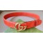 Gucci Width 4cm GG Marmont Matelassé wide belt 400593 Red/Gold