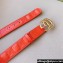 Gucci Width 4cm GG Marmont Matelassé wide belt 400593 Red/Gold
