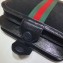 Gucci Ophidia Suede Saddle Bag 523658 Black 2018