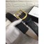 Gucci Width 3.8cm GG Textured Belts Black/Gold 2018 