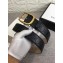 Gucci Width 3.8cm GG Textured Belts Black/Gold 2018 