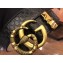 Gucci Leather Belt With Double G Buckle With Snake 458949 2018