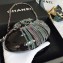 Chanel Resin/Strass Fringe Minaudiere Bag A94666 Black/Rainbow 2018