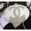 Chanel Resin/Strass Fringe Minaudiere Bag A94666 White 2018
