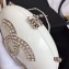 Chanel Resin/Strass Fringe Minaudiere Bag A94666 White 2018