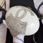Chanel Resin/Strass Fringe Minaudiere Bag A94666 White 2018