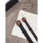 Gucci Crystal GG Buckle Leather Belts Black/Red 2018