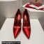 Christian Louboutin Heel 10.5cm Hot Chick Pumps in Metallic Red