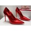 Christian Louboutin Heel 10.5cm Hot Chick Pumps in Metallic Red
