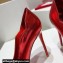 Christian Louboutin Heel 10.5cm Hot Chick Pumps in Metallic Red