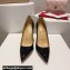 Christian Louboutin Heel 10.5cm Kate Pumps in Patent Black