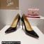 Christian Louboutin Heel 10.5cm Kate Pumps in Patent Black