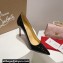 Christian Louboutin Heel 10.5cm Kate Pumps in Patent Black