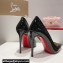 Christian Louboutin Heel 10.5cm Kate Pumps in Patent Black