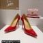 Christian Louboutin Heel 10.5cm Kate Pumps in Patent Red