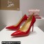 Christian Louboutin Heel 10.5cm Kate Pumps in Patent Red