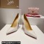 Christian Louboutin Heel 10.5cm Kate Pumps in Patent White