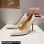 Christian Louboutin Heel 10.5cm Kate Pumps in Patent White