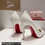 Christian Louboutin Heel 10.5cm Kate Pumps in Patent White