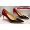 Christian Louboutin Heel 6.5cm Kate Pumps in Patent Black/Red