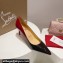 Christian Louboutin Heel 6.5cm Kate Pumps in Patent Black/Red