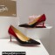 Christian Louboutin Heel 6.5cm Kate Pumps in Patent Black/Red