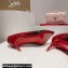 Christian Louboutin Heel 6.5cm Kate Pumps in Patent Black/Red