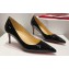 Christian Louboutin Heel 6.5cm Kate Pumps in Patent Black