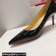 Christian Louboutin Heel 6.5cm Kate Pumps in Patent Black
